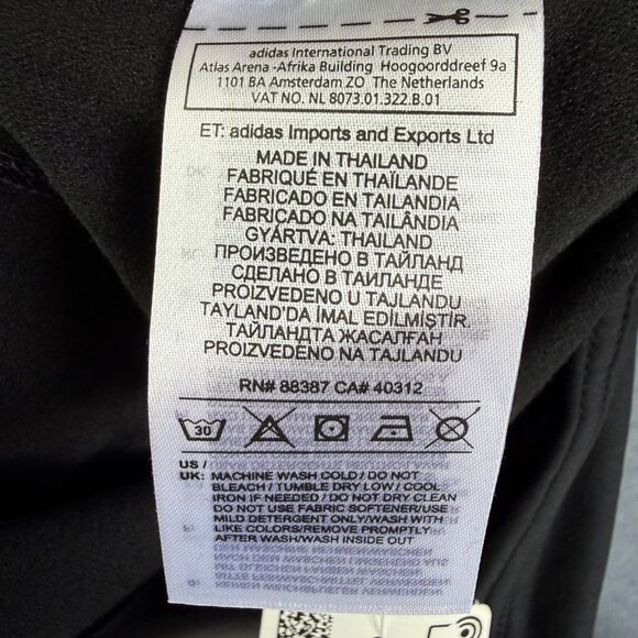 NWT ADIDAS CLIMALITE Embossed Black Floral Tights Active Leggings Women’s Size L - Picture 7 of 13